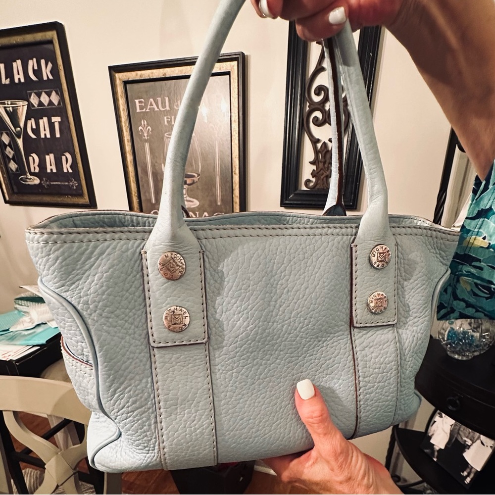 Michael Kors Light Blue Hand Bag - Picture 3 of 13